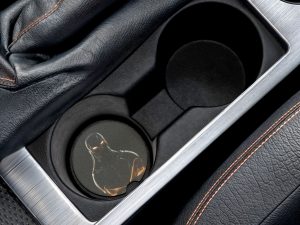 Heroic Soapstone Car Coaster - Unique Design for Superhero Fans